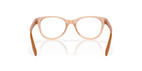 Oakley Youth OY8022 Humbly Round Sunglasses, Polished Transparent Sepia/Demo Lens, 44 mm