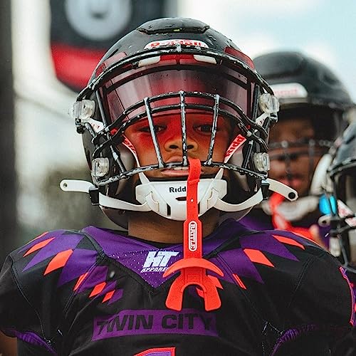 Battle Sports Speed Football Mouthguard with Strap - Black, Beware of Dog Variant