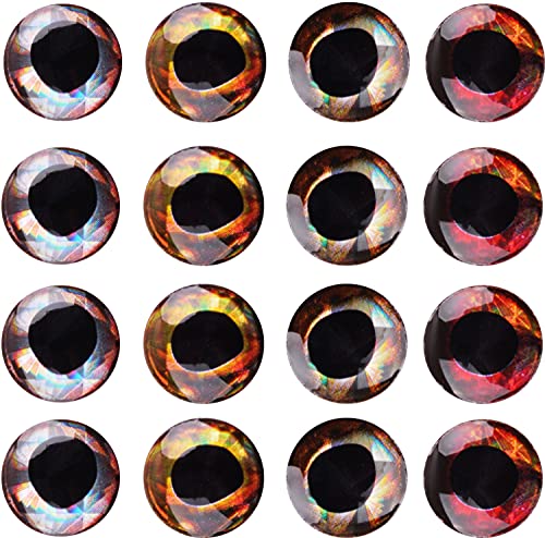 4D / 360pcs Fishing Lure Eyes - Realistic 3D/4D/5D Holographic Epoxy Fish Eyes for Lure Making Kit
