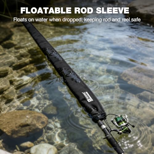 Neoprene Fishing Rod Sleeve for Casting, Trolling, Spinning Rods - 84 Inches - Variation of THIS Listing