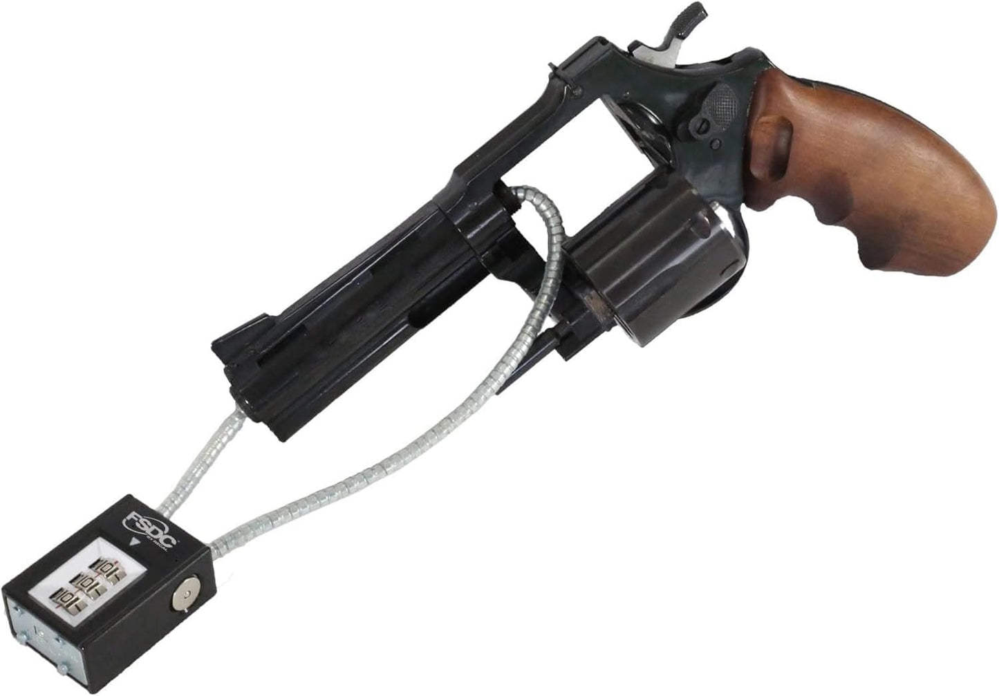 (Firearm Safety Devices), FSDC-CL1725RCB 14" Combination Cable Gun Lock - California Department of Justice-Approved Lock - Scratch-Resistant Paint Finish