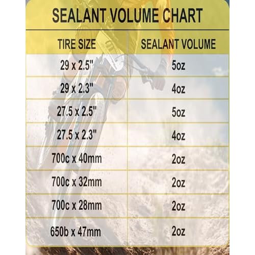 Tubeless Tire Sealant, 500ML Injectable MTB Tire Sealant, Seals Air Holes Up to 6.5 mm, Suitable for Mountain Bike and Road Bike Tires