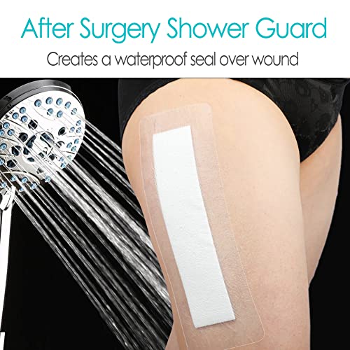 Waterproof Surgical Wound Cover Set - 14 Pack 4x8 Inch Post-Op Bandages for Knee & Hip Surgery Recovery