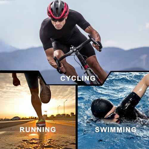 Mens Pro Trisuit Short Sleeve Triathlon Suit Best For Swimming Racing Tri Suit