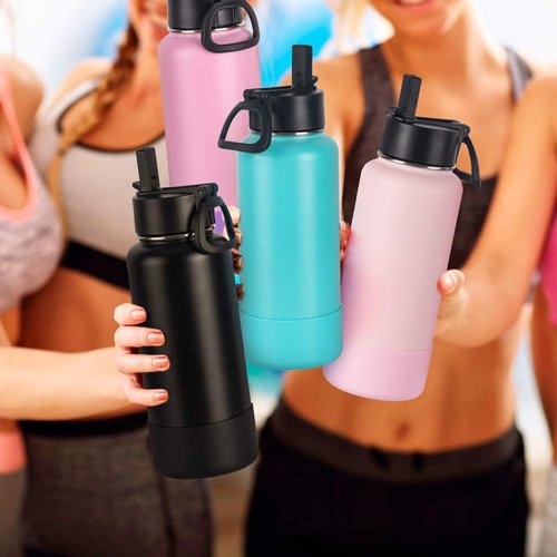 Boot for Hydroflask Water Bottle 32-40oz, BPA Free Bottom Silicone Sleeve Cover, Compatible with All Water Bottles with Bottom Width of 3.56in,Black