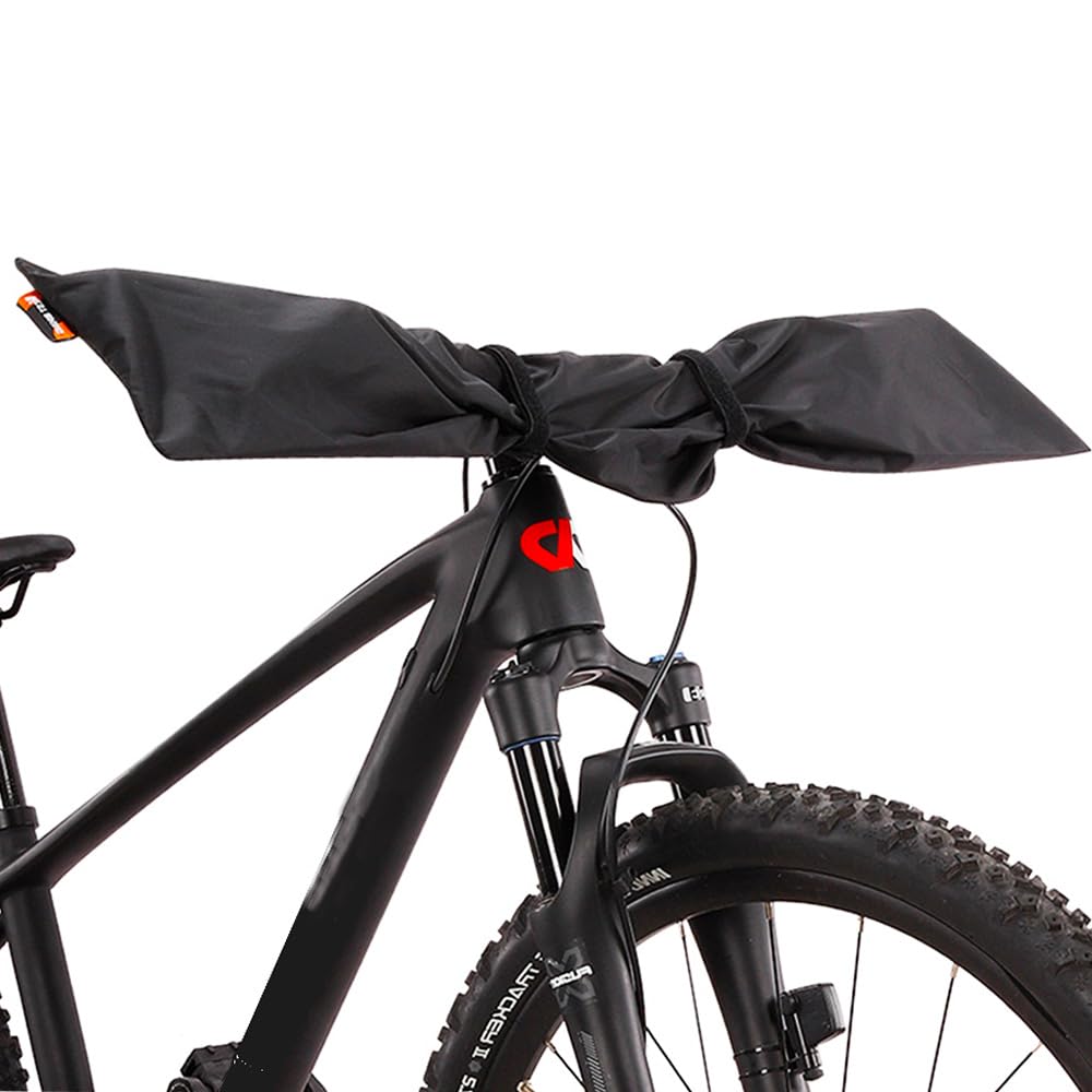 AUDIFU Bike Handlebar Cover Waterproof Bicycle Handlebar Protective Cover Handlebar Hood Fits Straight Handlebar - Moutain Bike Rain UV Protection