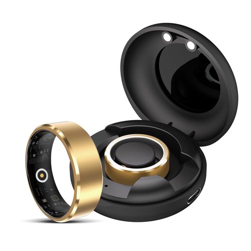 Smart Ring for Men Women Health Rings 24/7 Heart Rate Sleep Ring Waterproof Sports Games Ring Tracker Calorie Step Counter