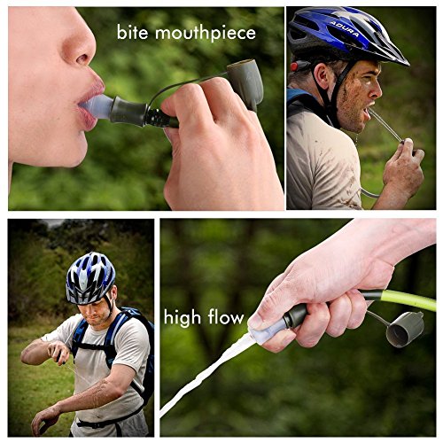 Light Blue 1.5L Hydration Bladder - BPA Free Water Reservoir for Outdoor Activities