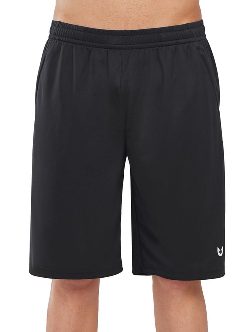 NORTHYARD Men's 10" Athletic Basketball Shorts with Zipper Pockets Quick Dry Lightweight Running Workout Gym Tennis Shorts Black XL
