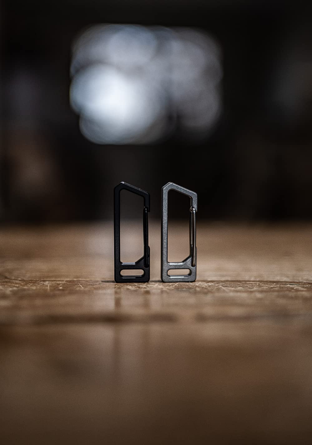 Exceed Designs TIRANT Latch (Jet-Black) Minimal 6Al-4V Titanium Carabiner & Bottle Opener - Keychain, Key Rings, or Key Organizer