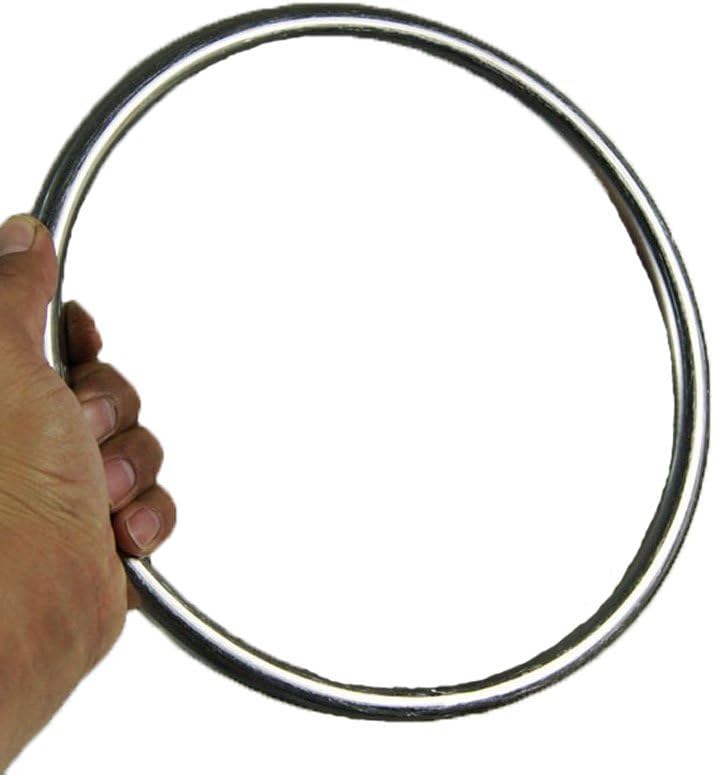 ZooBoo Wing Chun YeWen Sau Sticky Training Stainless Steel Rattan Ring Wing Tsun Ring 9 inch