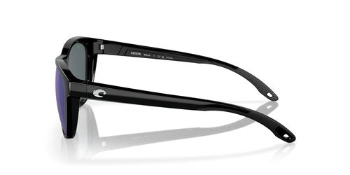 Costa Del Mar Aleta Sunglasses, Black/Blue Mirrored 580P, 54