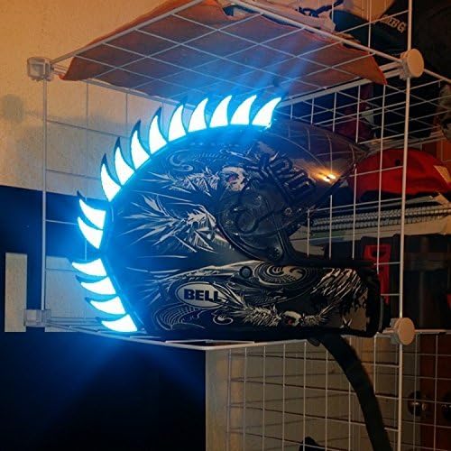customTAYLOR33 Engineering Grade Reflective Warhawk/Mohawk Decals (Rubber Warhawk & Helmet not Included) Many Colors (Black)