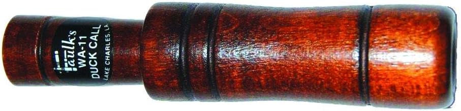 Faulk's Game Calls Regular Duck Call WA-11, Black