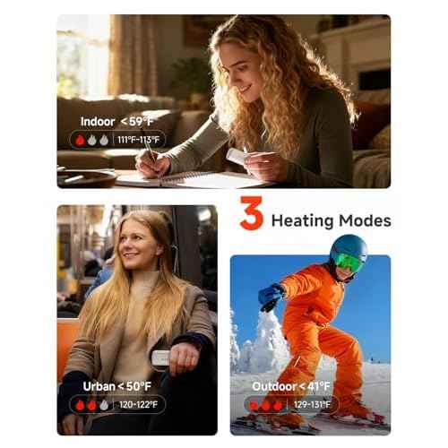 Hand Warmers Rechargeable, AI Electric Handwarmer, 3 Levels Heat Up to 131¢µ, Reusable Portable Pocket Heater, Warm Gifts for Christmas, Indoor, Outdoor, Hunting, Golf, Camping