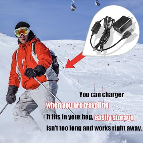 8.4V Heated Glove Charger for 7.4V SWB01 SWB03 2200 3000 3500mAh Li-Polymer Rechargeable Battery Charging for Socks, Jackets, Hats