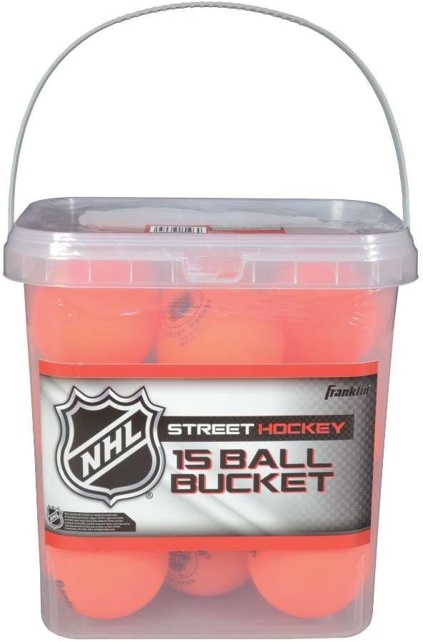 Official Size Franklin Sports NHL Street Hockey Balls | No Bounce | Assorted Colors