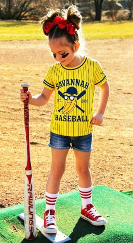 Kids Baseball Shirt Toddler Boys Girls Short Sleeve Sport Tee for Team Fans