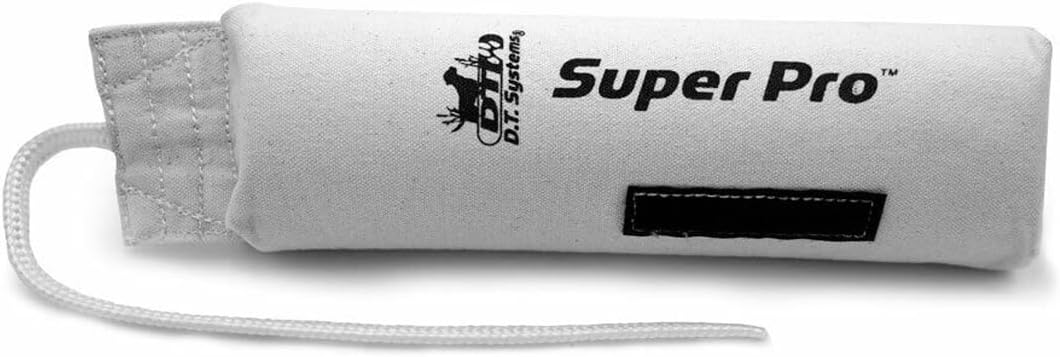 DT Systems Super Pro Series Durable Resistant Floating Upland Waterfowl Hunting Dog/Puppy Retrieval Fetching Training Dummy with Scent Strip & Tough Rope Handle
