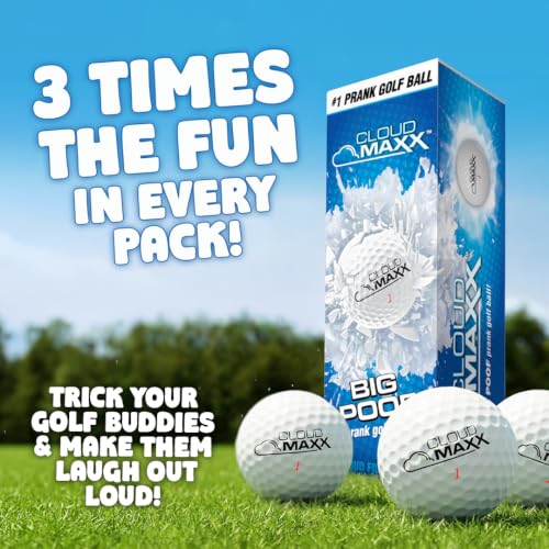 Exploding Golf Balls 3 Pack - Hilarious Cloud Impact Prank Balls