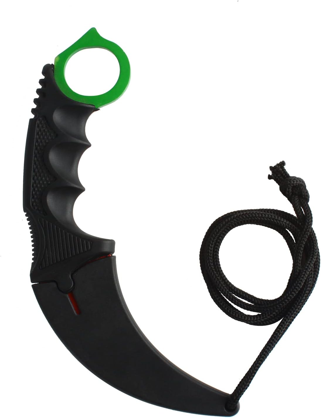 Andux Karambit Camping Hunting Tool with Cord ZD-01 (Purple-White)