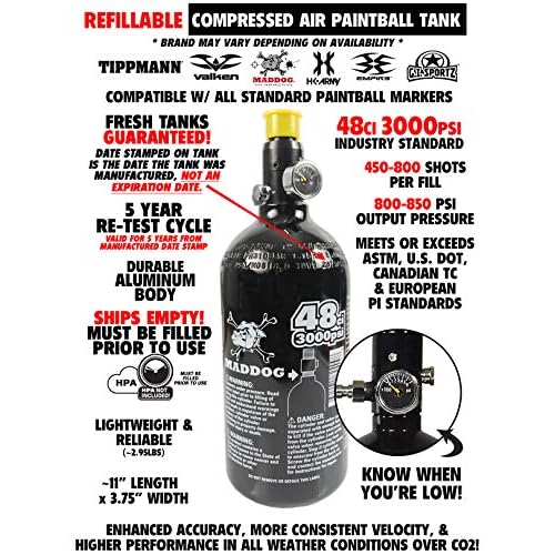 Maddog Tippmann Cronus Tactical Protective Paintball Gun Marker Starter Package