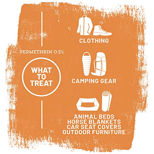 Permethrin Insect & Tick Repellent Spray for Clothing & Gear - 24 fl oz - Scent Zero - Long-Lasting, Odorless, Unscented