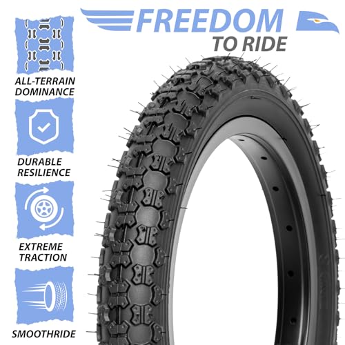 Kids Bicycle Tire 20x2.125 Inch Folding Replacement for MTB BMX & Kids Bikes - Variation of 20x2.125 Inch / Qty 1