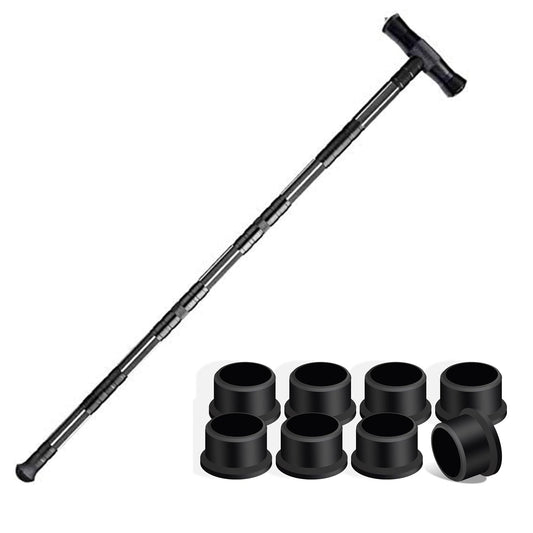 aiGear CNC Machined Walking Stick and Anti Skid Rubber Tip 8 Pack