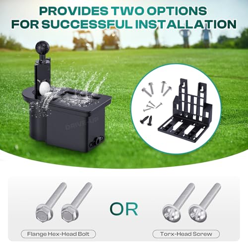 Golf Ball and Club Washer Kit for Club Car Precedent Onward Tempo Electric Gas Carts
