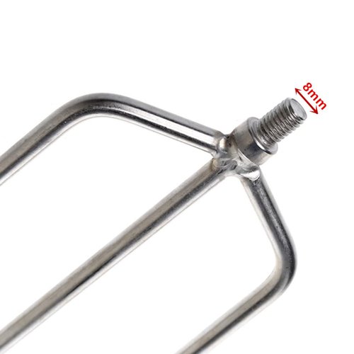 CAJOAUIS Fishing Harpoon 3 Prong Stainless Steel Fishing Gig Gaff Hook with 8mm Screw