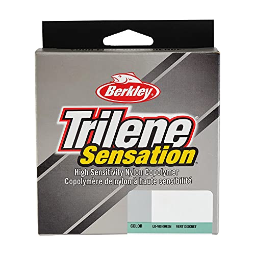 Low-Vis Green Monofilament Fishing Line - 8lb / 3.6kg, 0.010in | Berkley Trilene Sensation
