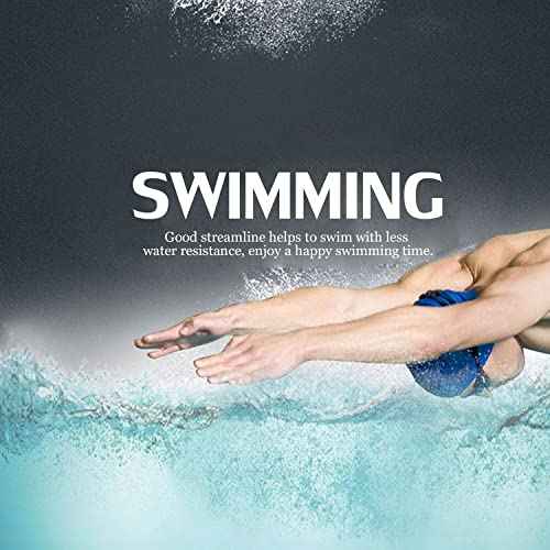 Uttpll Waterproof Silicone Swim Cap, Comfortable Bathing Cap, Swimming Cap for Women and Men, Waterproof Bathing Cap