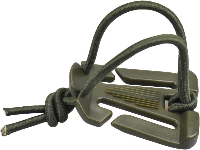 Jadedragon Multipurpose Tactical 360 Rotation D-Ring Clips/Locking Carabiner/Hydration Tube Clips/Elastic String Strap Management Tool for MOLLE Webbing Attachment Backpacks