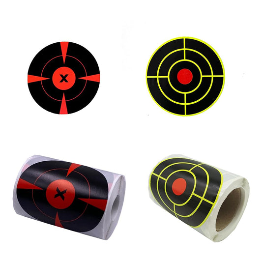 Target House 200 Pcs x 3 Inch Splatter Target Shooting Stickers Two Models Combine 100 pcs for Each