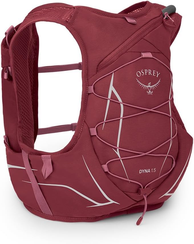 Osprey Dyna 1.5L Women's Running Hydration Vest with Hydraulics Reservoir, Kakio Pink, Medium