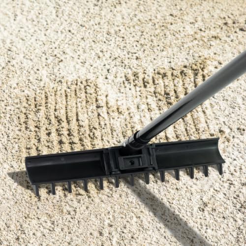 Portable Foldable Golf Bunker Rake - Lightweight, 3.5ft, Easy Storage & Use
