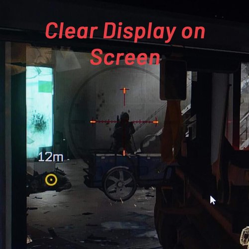 Transparent Clear FPS Aim Sight Assist Sticker - 2 Pack Games Fast Scope Monitor Decal No Scope TV Decal Shooting Target Stickers Decals for FPS Video Games TV Monitor and Mobile Phone (Dot + Cross)