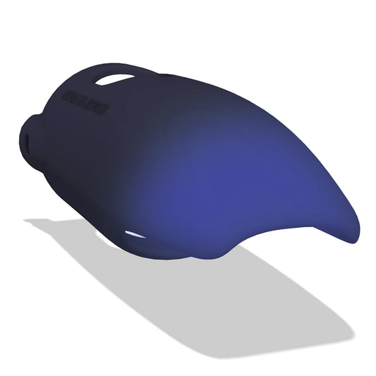 Top Gear Orcano Silicone Rubber Anti-Glare Shade for Bicycle LED Headlights Advanced Deep Blue