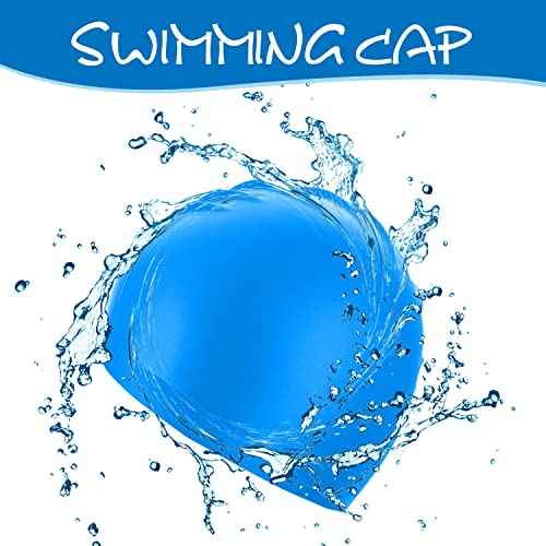 Doovid Kids Swim Caps Waterproof Swimming Cap Toddler Boys Girls Bathing Caps Long and Short Hair Silicone Swim Cap