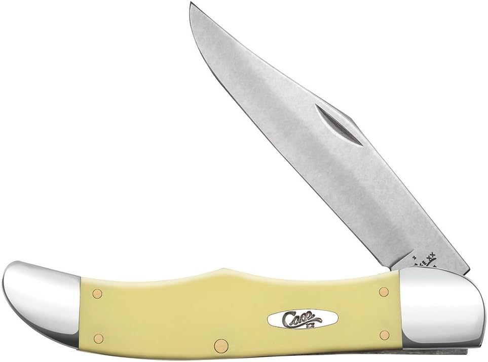 Case WR XX Pocket Knife Brown Rosewood Folding Hunter Item #189 - (6265Sab SS) - Length Closed: 5 1/4 Inches