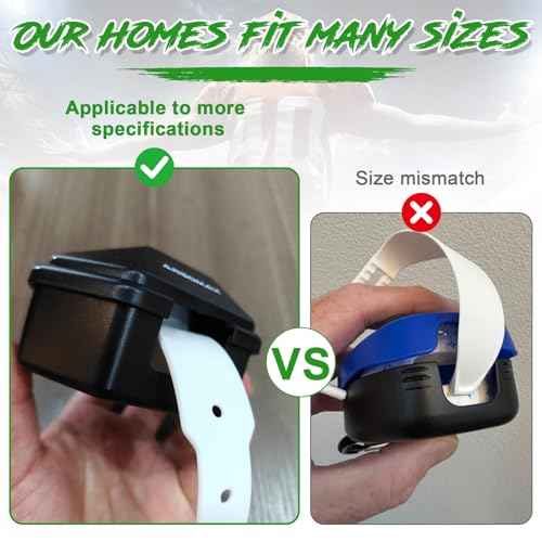 ARGOMAX Sports Lip Guard Case with Clip, Specializing Storage of Mouthguards with Lip Protection. Compatible with Various Brands of Football Lip Guard, Black+White.