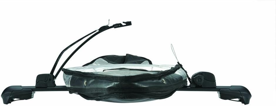 INNO XA445 Surf-Wind-Long Board Locking Roof Carrier for T-Slot Aero Base Racks - Holds (1) Kayak or (1) Canoe or (2) SUP)/Wind/Surf-Boards