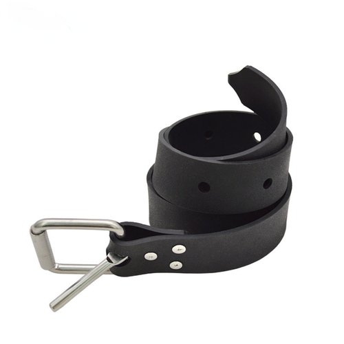 DIVJINGHAO Diving Weight Belt with Quick Release Stainless Steel Buckle Rubber Weight Belts for Free Diving, Spear Fishing Diving Belt 53 inches(1.35m) (black)