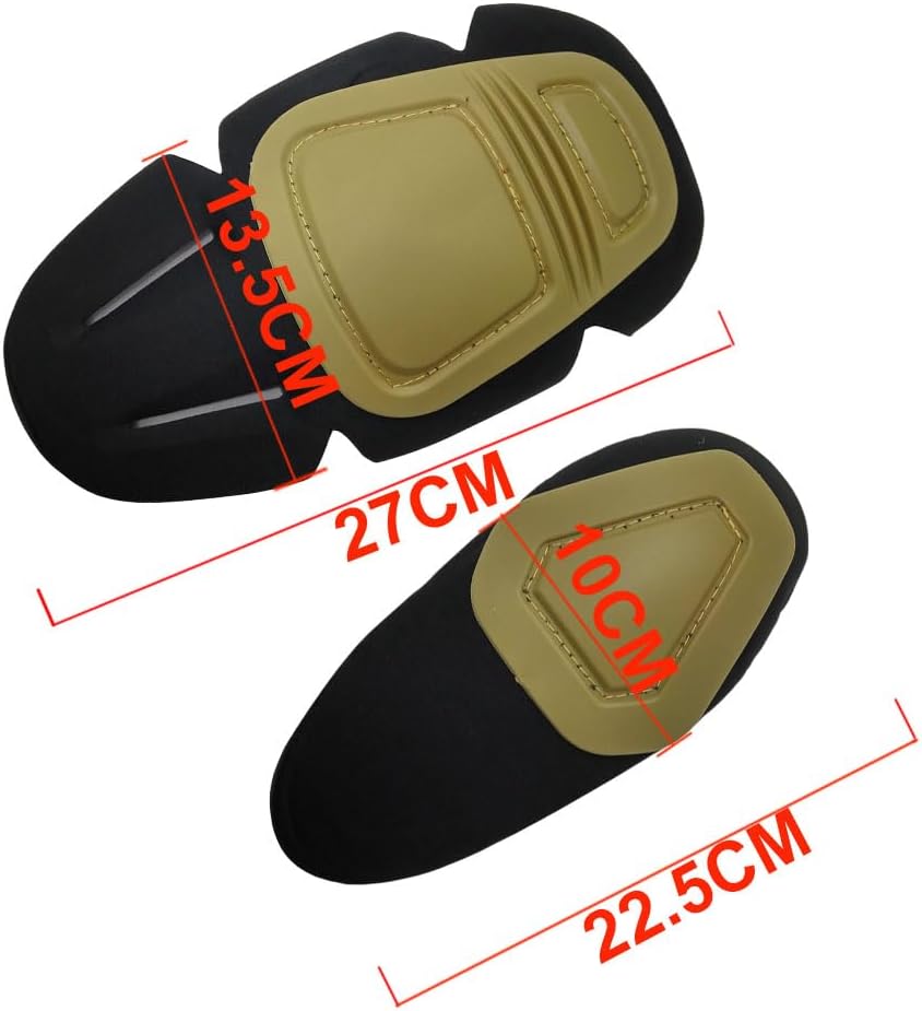 Tactical Military Paintball Elbow Knee Pads Airsoft Combat Protective Set
