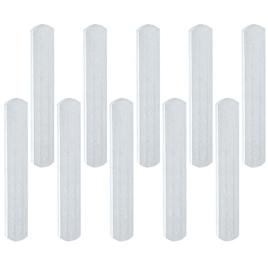 Weighted Vests Steels Plates：10 PCS Training Weight Long Steels Plate Weighted Loading Leg for Running Fitness Equipment (Silver 15X2.5X0.6CM)