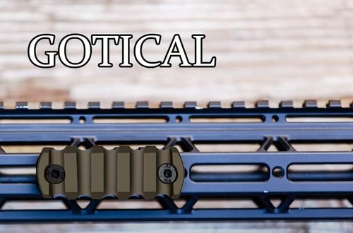 Single Picatinny/Weaver Rail, Aluminum Alloy (5 Slots)