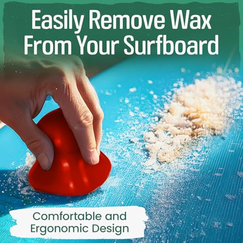 Surf Scraper Wax Remover Tool Pack - Ergonomic & Fast Wax Removal for Surfboards