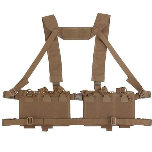 GYDEHUTJ MOLLE Chest Rig Mag Placard Split-Front Chassis Modular Panel Laser Cut 556 762 Pistol Mag Pouch Hunting Airsoft Equipment