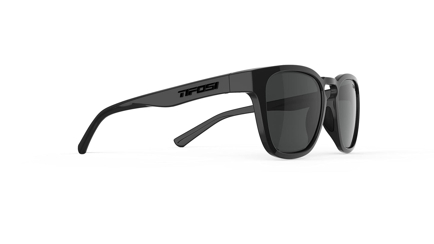 Tifosi Optics Smirk Sunglasses (Blackout, Smoke Polarized)